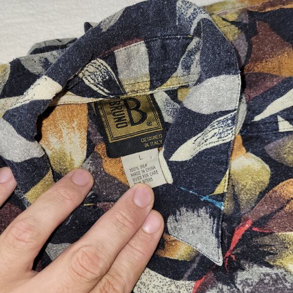 Vintage Hawaiian Shirt Mens Sz Large Lot of 6 Rayon Linen Silk NWT Y2k Summer - Picture 3 of 14